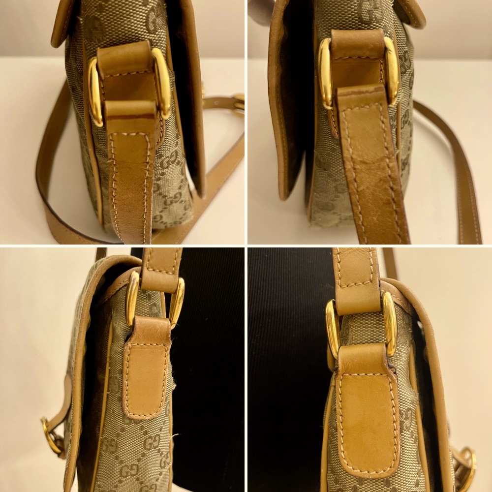 Gucci Vintage Beige Crossbody Bag - Picture 7 of 12
